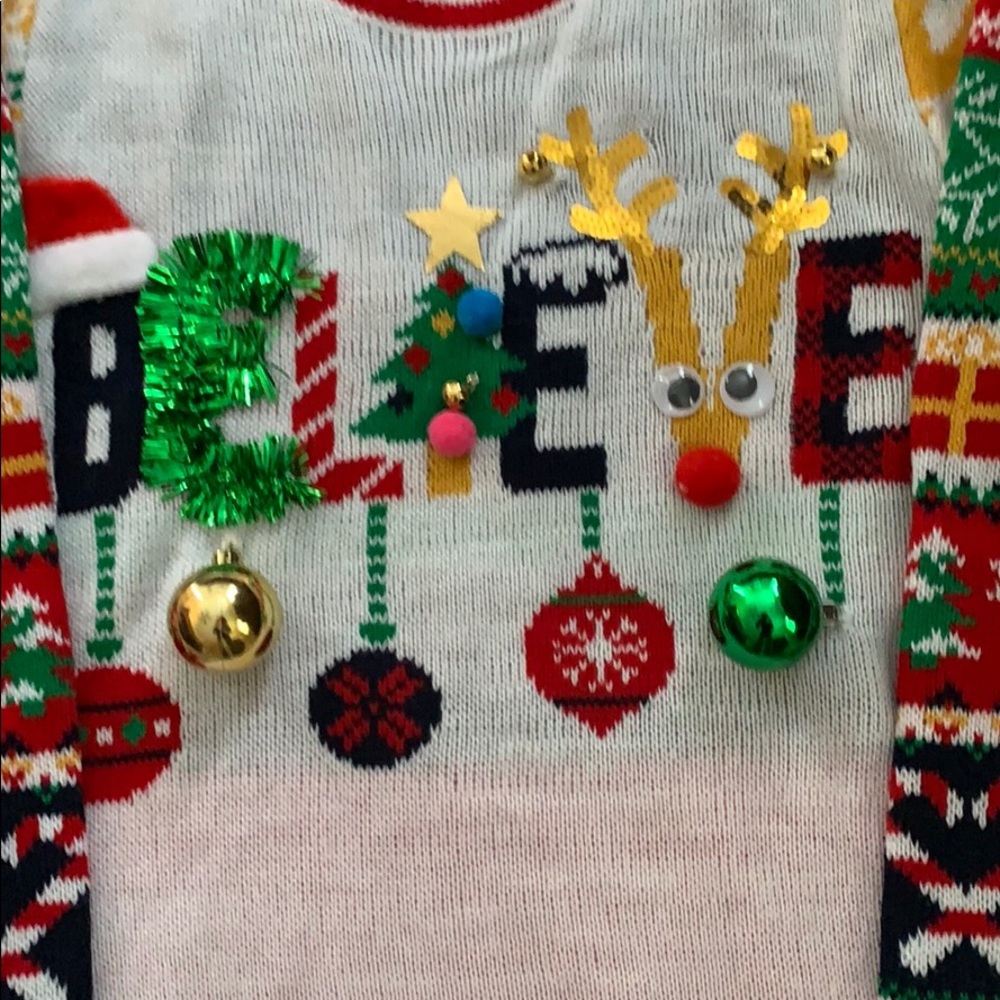 SOLD cutest holiday sweater - Picture 2 of 4